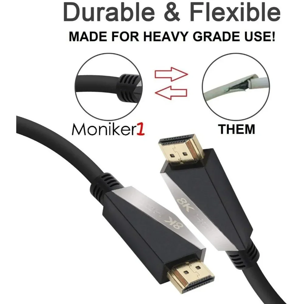 HDMI SUPER 2.1V Bandwidth 48Gbps Ethernet 3D HDCP 2.2 HDR 4K HDMI CABLE